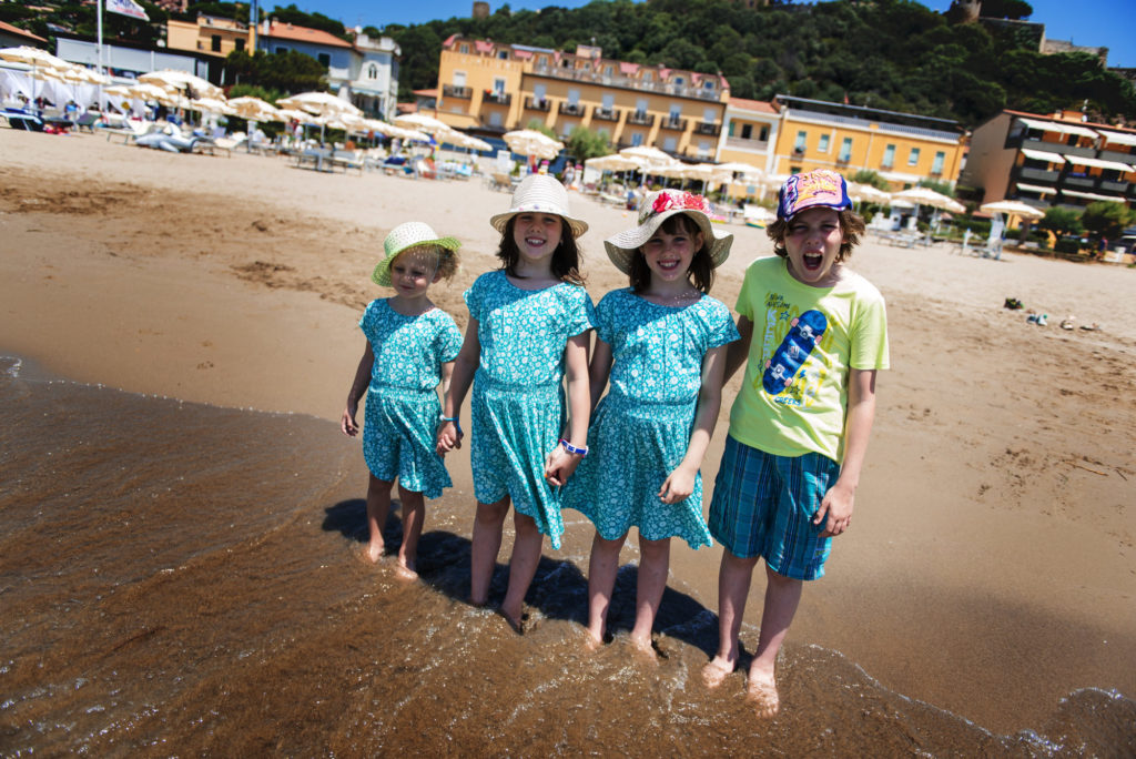 La plage est calme à Castiglione de la Pescaia aujourd'hui !