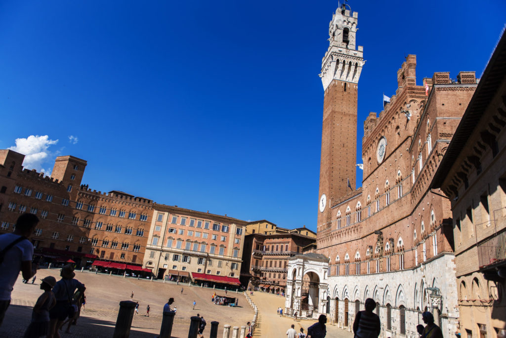 De retour à Sienne avec les enfants