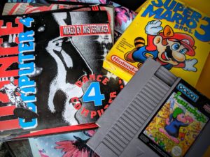 Surprise, des jeux NES sur la brocante de Neupré - Aout 2019