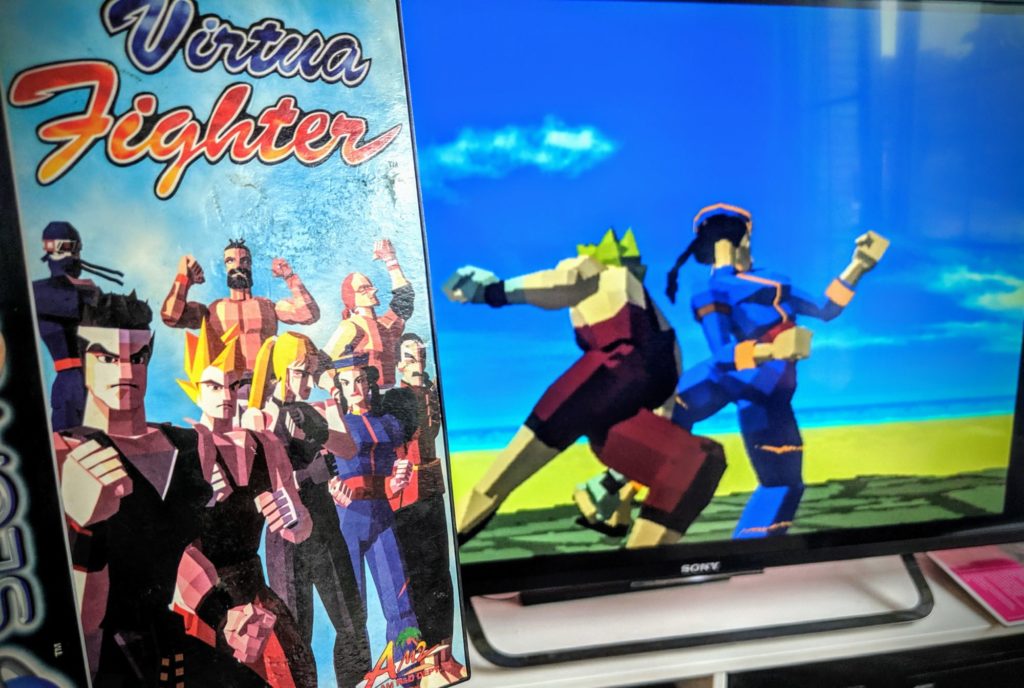 Soirée découverte de la SEGA Saturn - Virtua Fighter