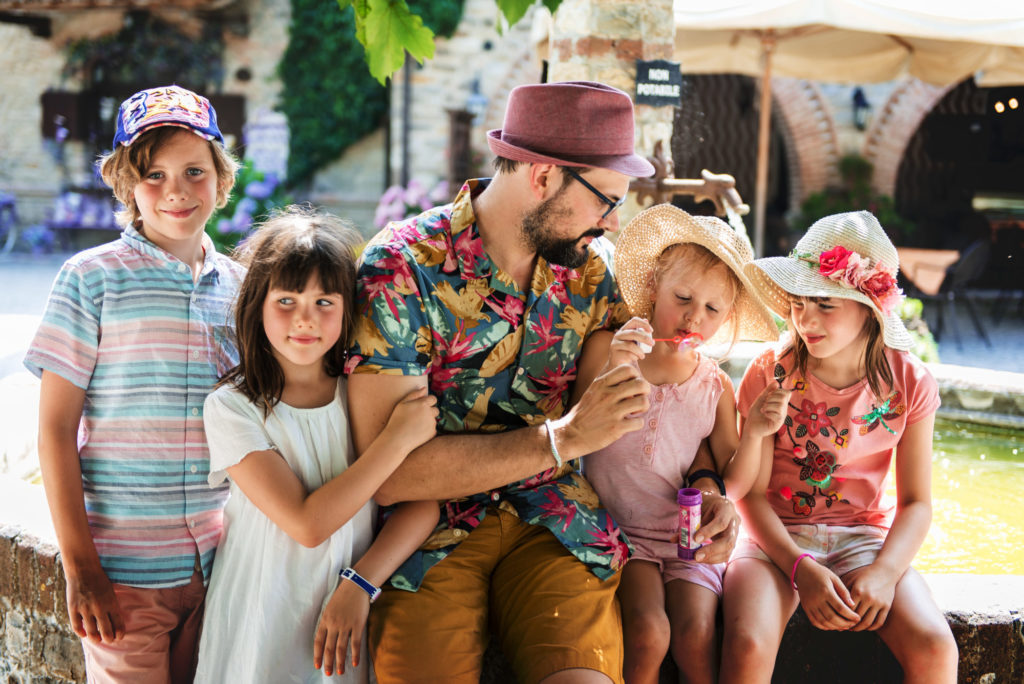 De retour en famille à Grazzano Visconti