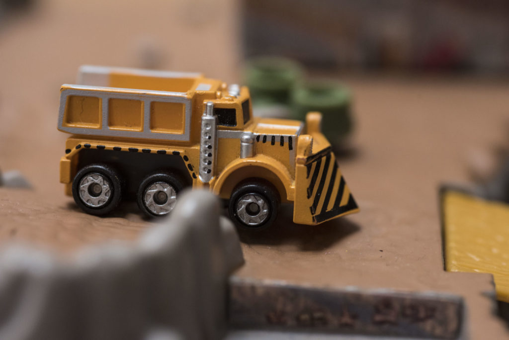 Camion de déneigement 'Snowplow' Telephone Truck - Public Servants #38 - 1997 Micro Machines