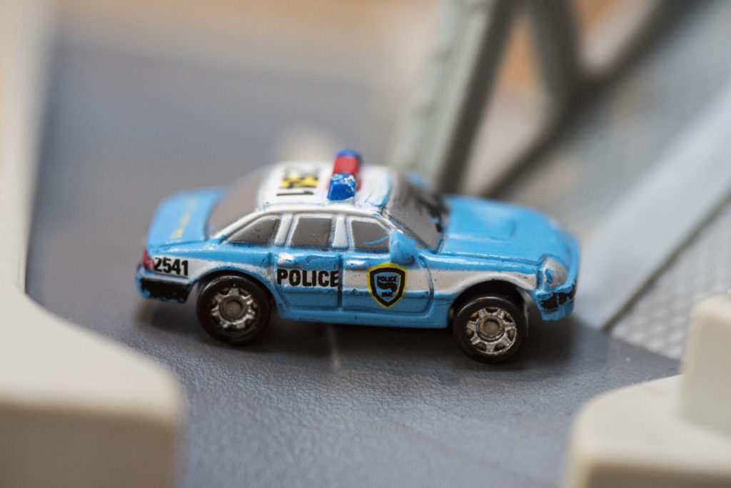 Police - Planet Micro Hotwheels, Mattel 1997