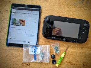 On tente de réparer le stick analogique de la WiiU