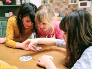 Petite partie de Double avec les filles