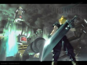 Cloud entre dans le réacteur Mako, FFVII, 1997