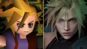 FFVII PS1 VS FFVII Remake PS4