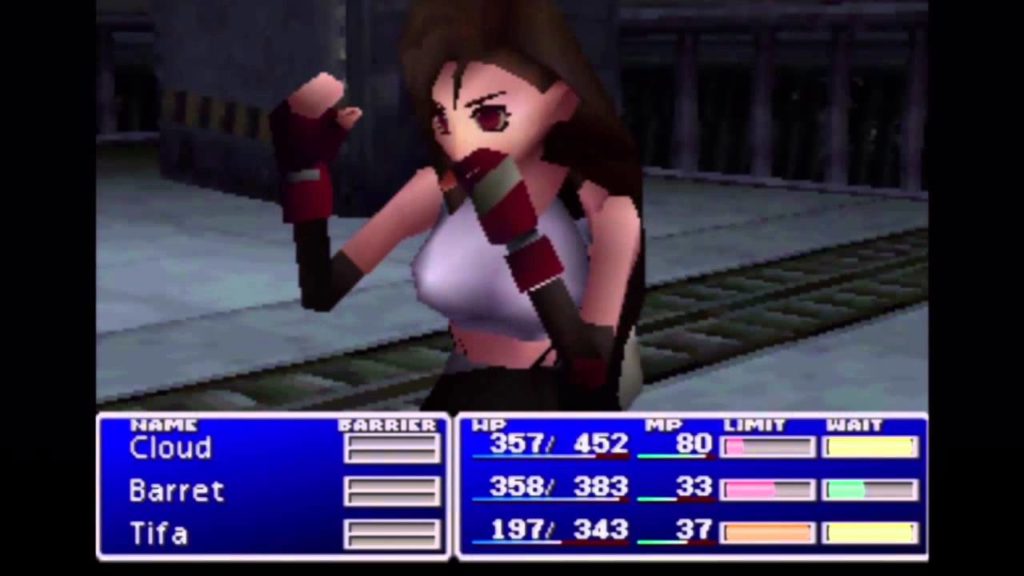 Tifa, un style très Tomb Raider, FFVII, 1997