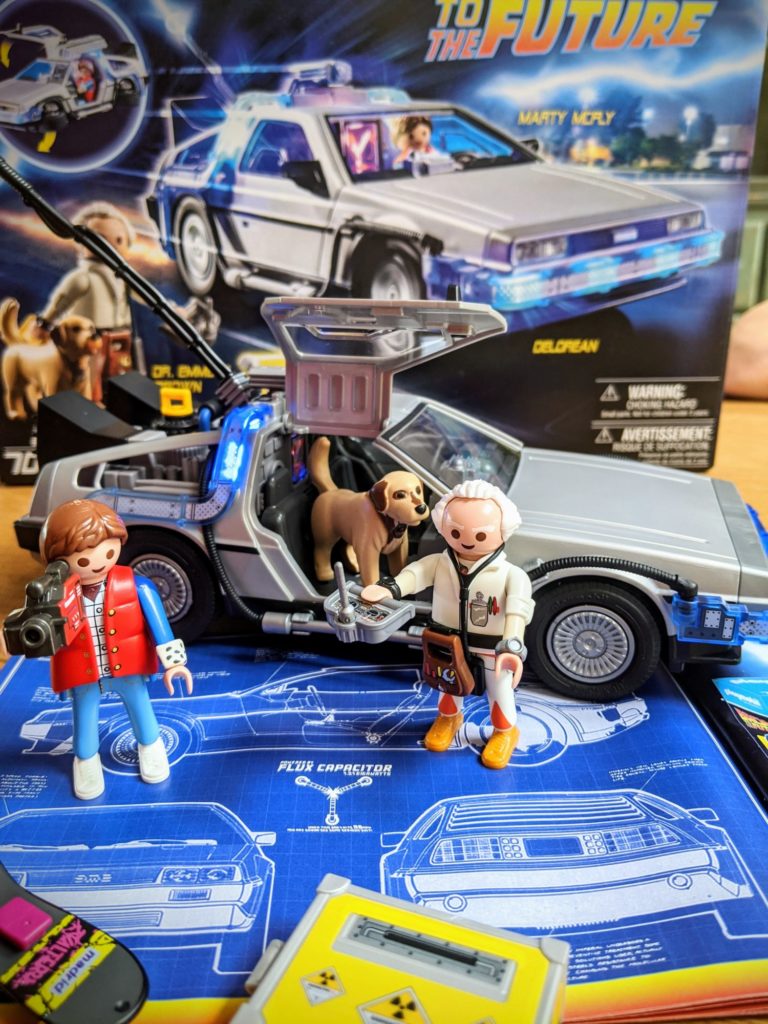 Waouw, magnifique la Dolorean de Playmobil