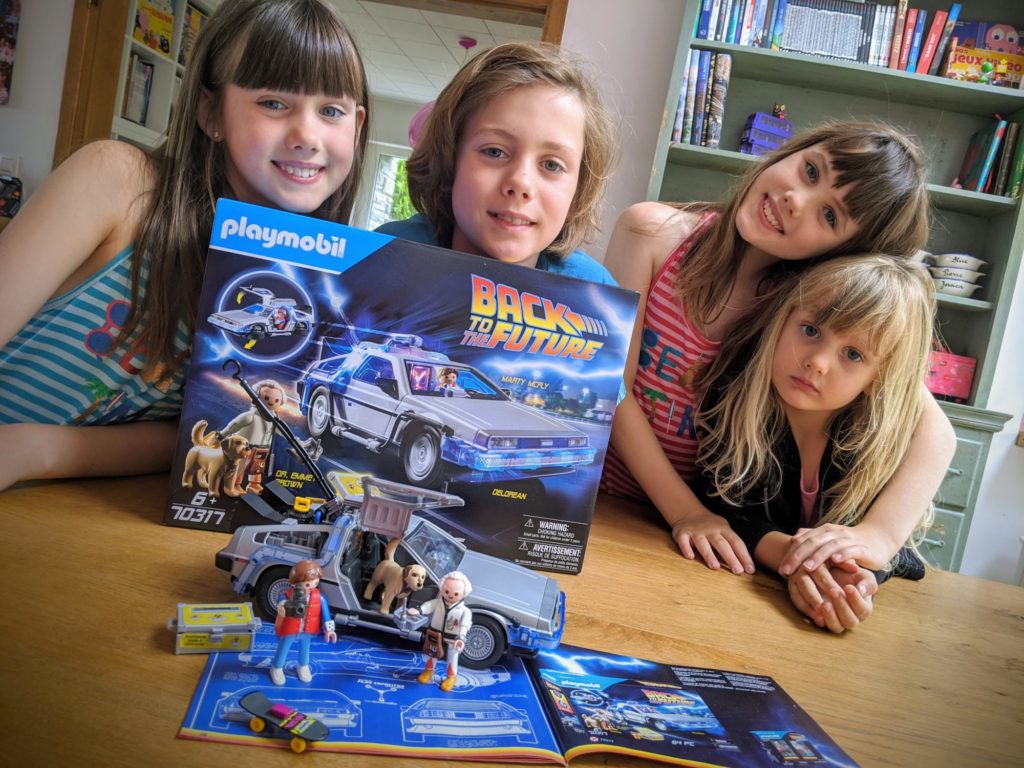 Waouw, magnifique la Dolorean de Playmobil