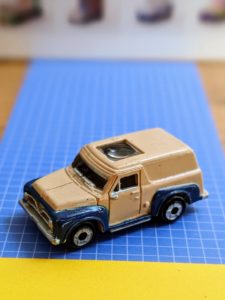 Ford '55 Panel Van - Private Eyes - Micro Machine, 1991