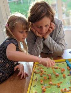 Une petite partie avec ma soeur ! Son jeu a toujours eu un grand succès !