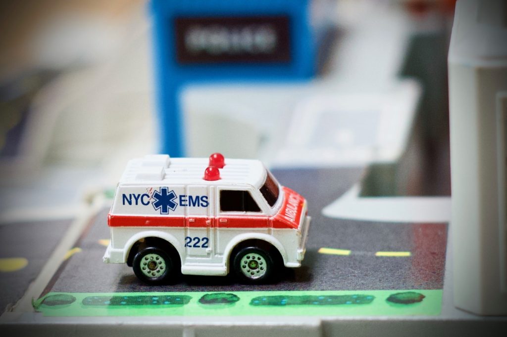 Ambulance - Micro Sonic Flashers - Majorette