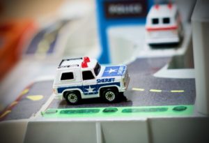 Véhicule de Police - Micro Sonic Flashers - Majorette