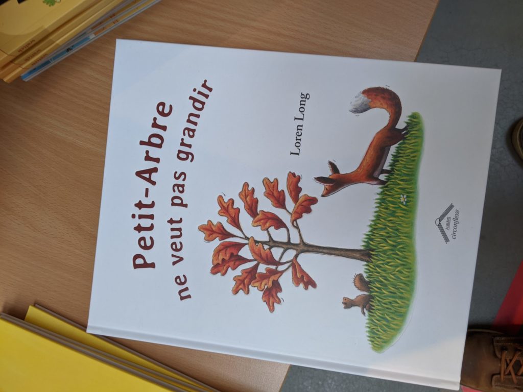 Petit arbre ne veut pas grandir, vu au Long Courrier