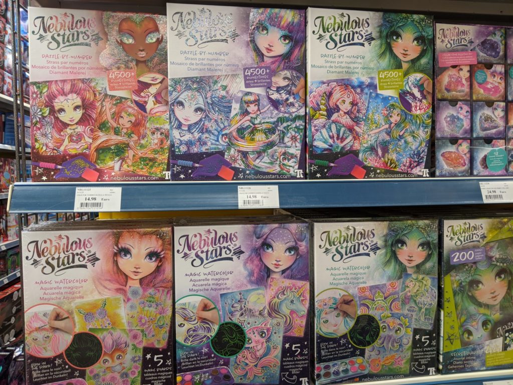 Le rayon Nebulous Star chez Broze est une bonne source d'inspiration !