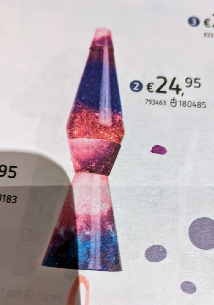 Oh, une lampe à lave