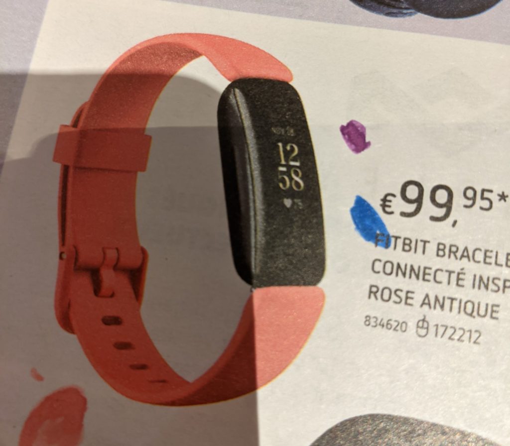 La Fitbit, plus cher que la Xiami Band