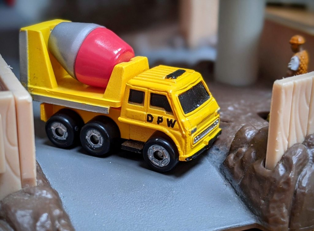 Betonière - Construction Truck #5048 - Micro Champs Funrise, 1989