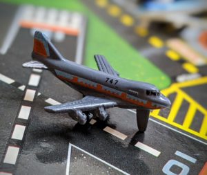 Boeing 747 - Sun Color Changer #6 - Micro Machines - Galoob, 1990