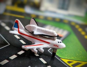 boeing 747 shuttle carrier - Micro Machines - Galoob