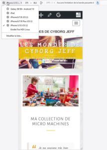 CTRL+SHIFT+M, le mode « Mobile » de Firefox