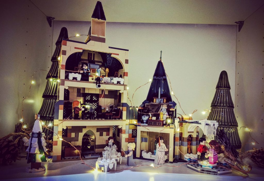 Le Château de Poudlard version Noël (LEGO)