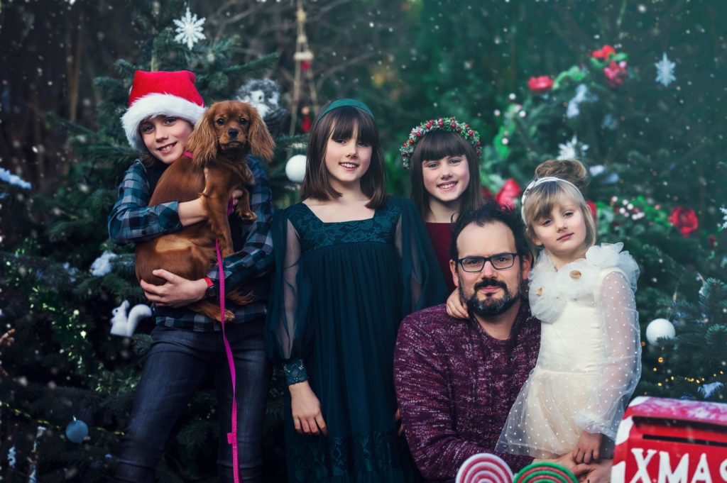 On teste le décor extérieur de Noël - Petite Snorkys Photography