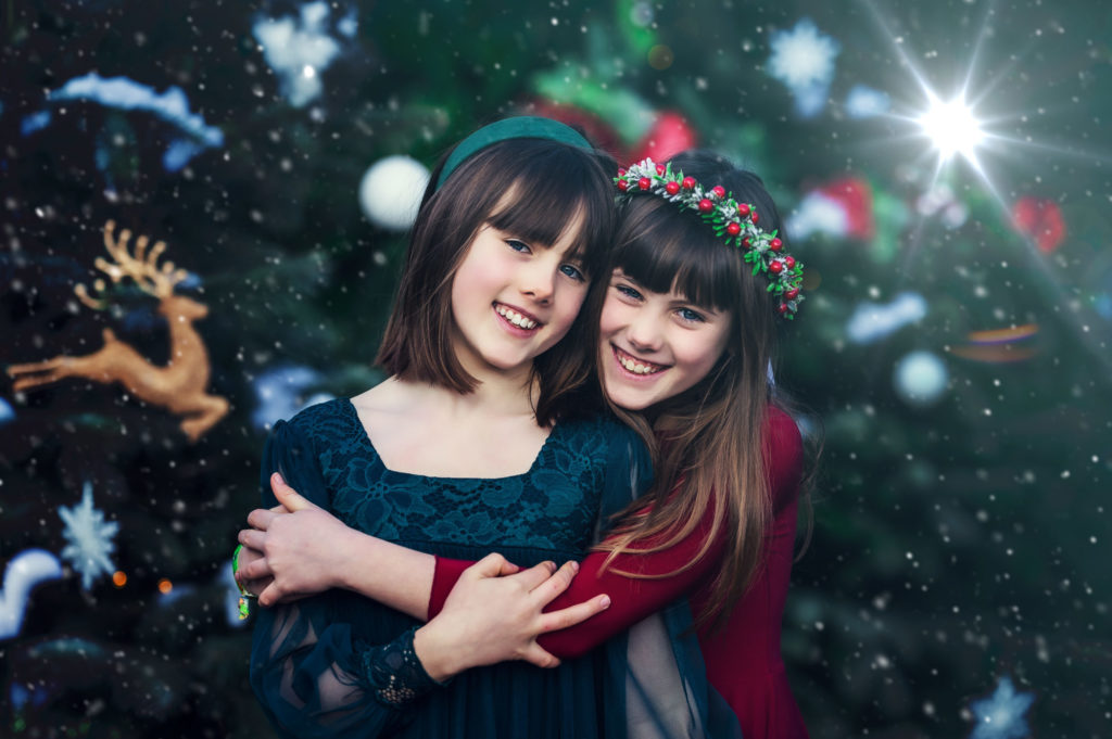 On teste le décor extérieur de Noël - Petite Snorkys Photography