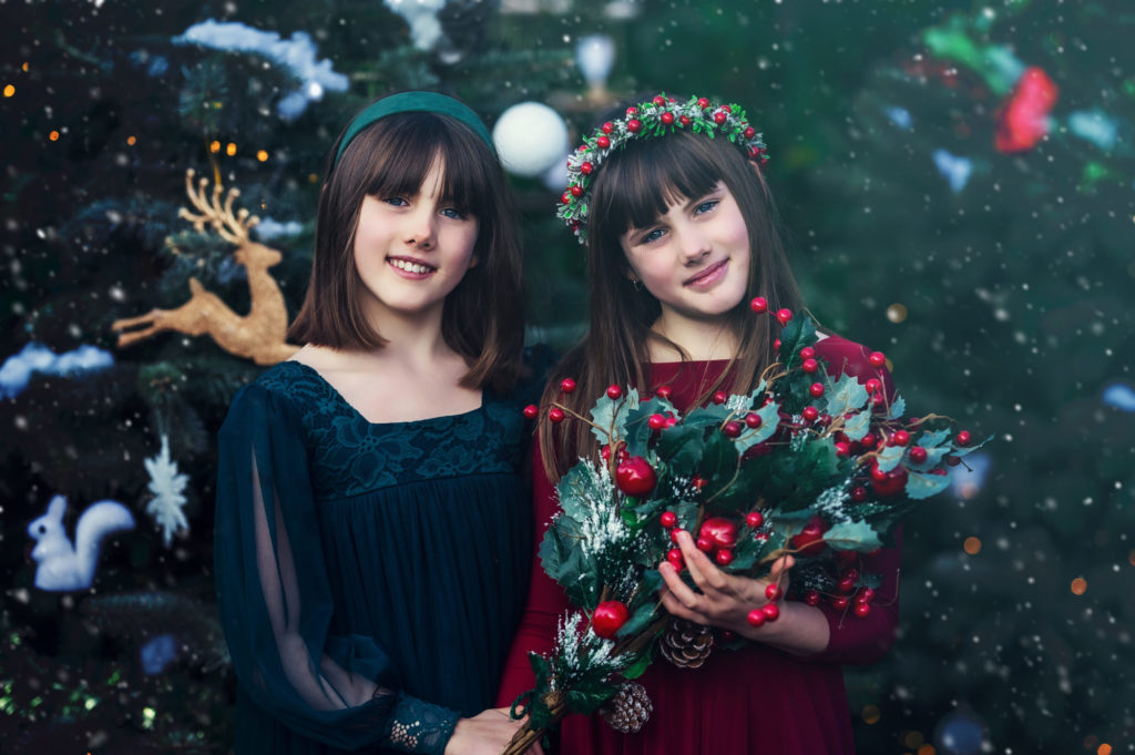 On teste le décor extérieur de Noël - Petite Snorkys Photography