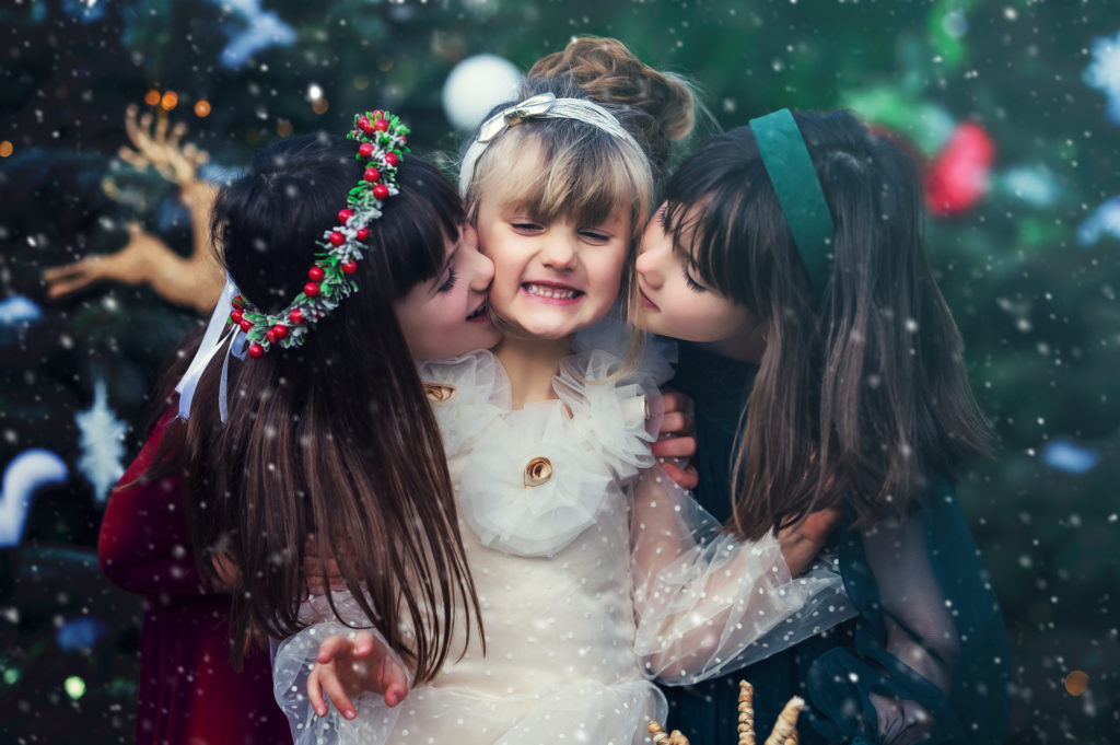 On teste le décor extérieur de Noël - Petite Snorkys Photography