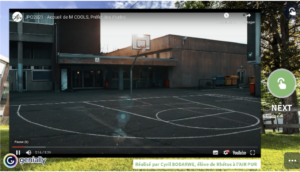 Vidéo de présentation de la direction + Une visite interactive avec interviews des enseignants !