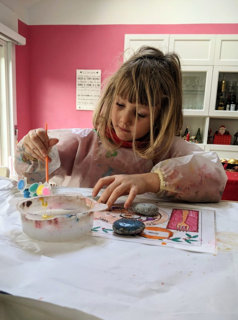 Après-midi peinture de Noël