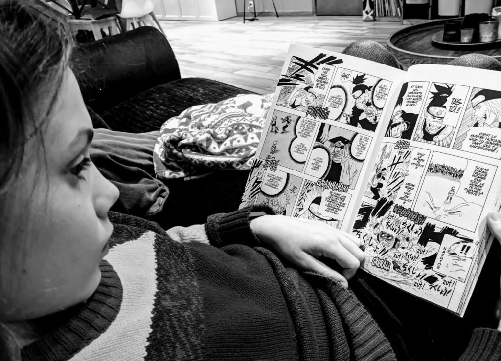 Charly voulait découvrir des Mangas !