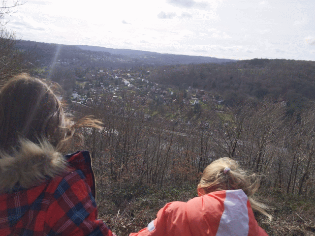 Petite balade sur les hauteurs de Mery avec nos amis