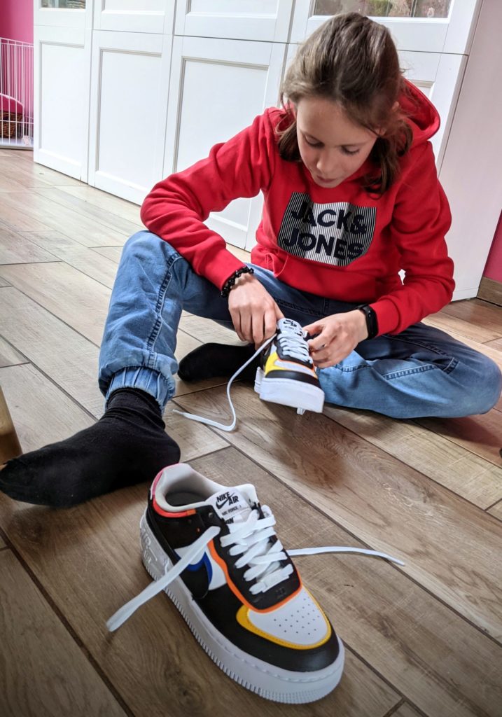 Voilà des mois que ce dont tu rêves, ce sont des Nike Air Force One... Merci Papou et Mamou !