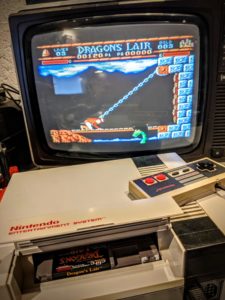 On teste La Dragon's Lair sur NES