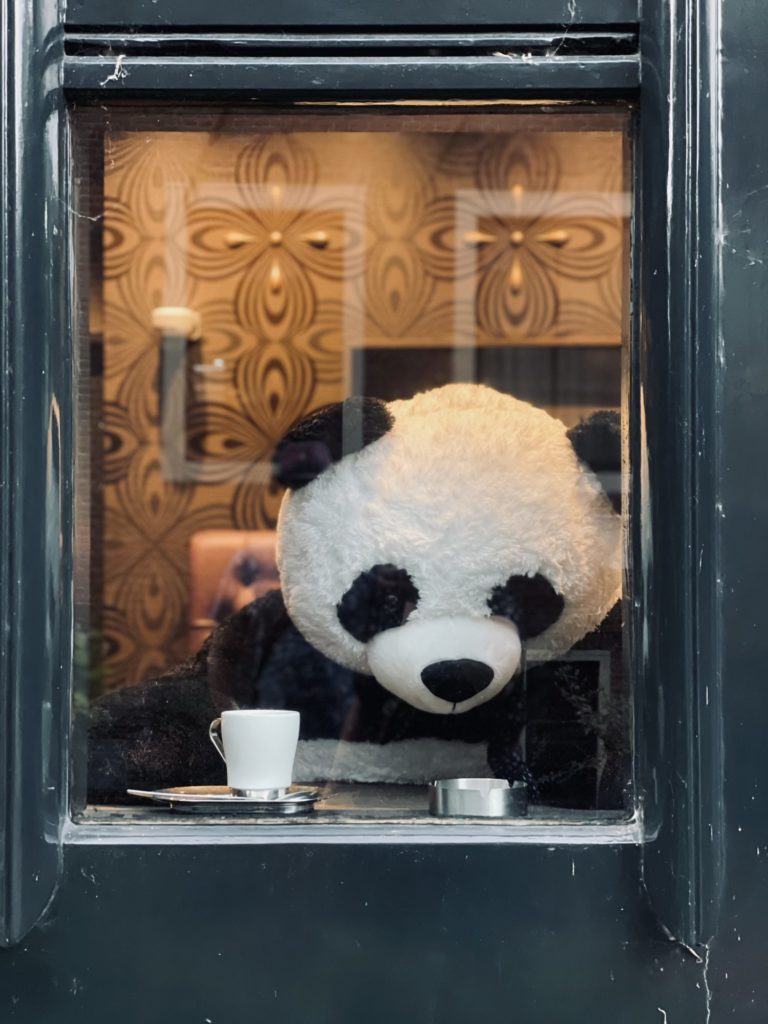 Hey, Alice, on t'a même trouvé un Panda à Amsterdam.