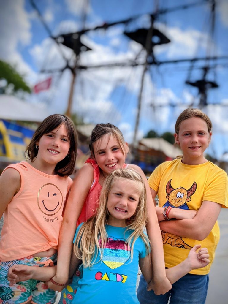 Visite de la frégate de l'Hermione à Rochefort.