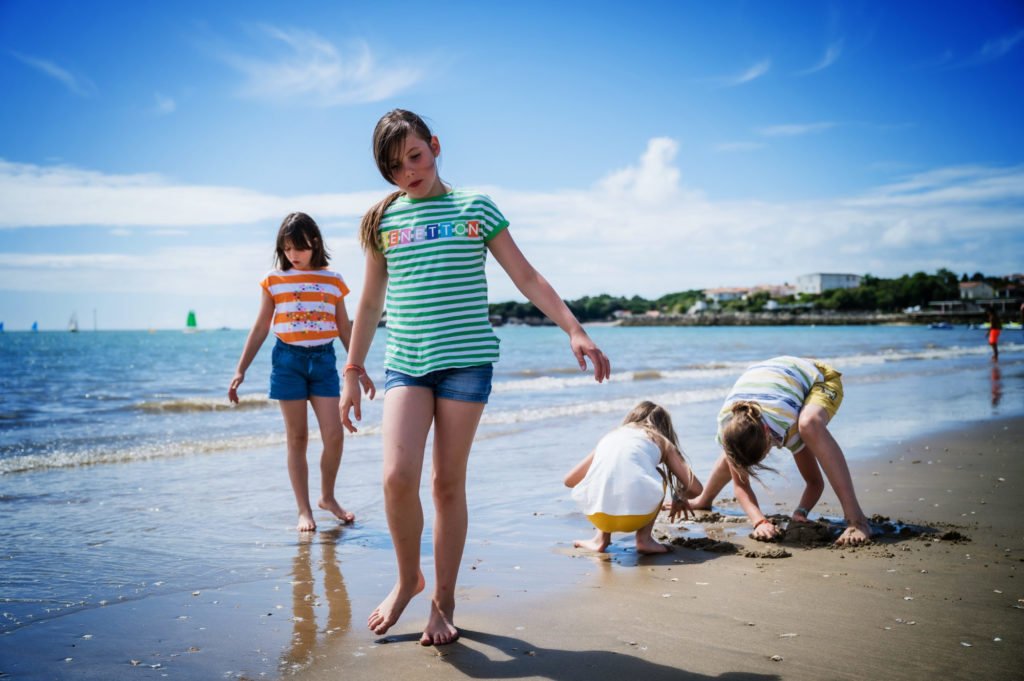 L'eau est chaude sur la plage de Saint Georges en Didonne