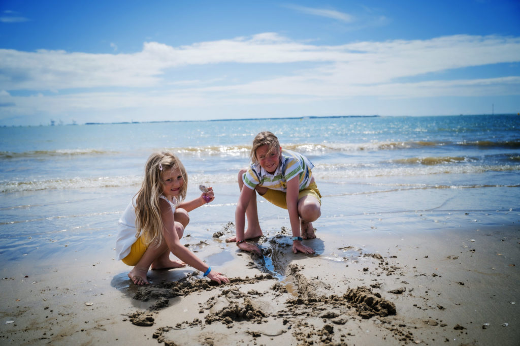 L'eau est chaude sur la plage de Saint Georges en Didonne