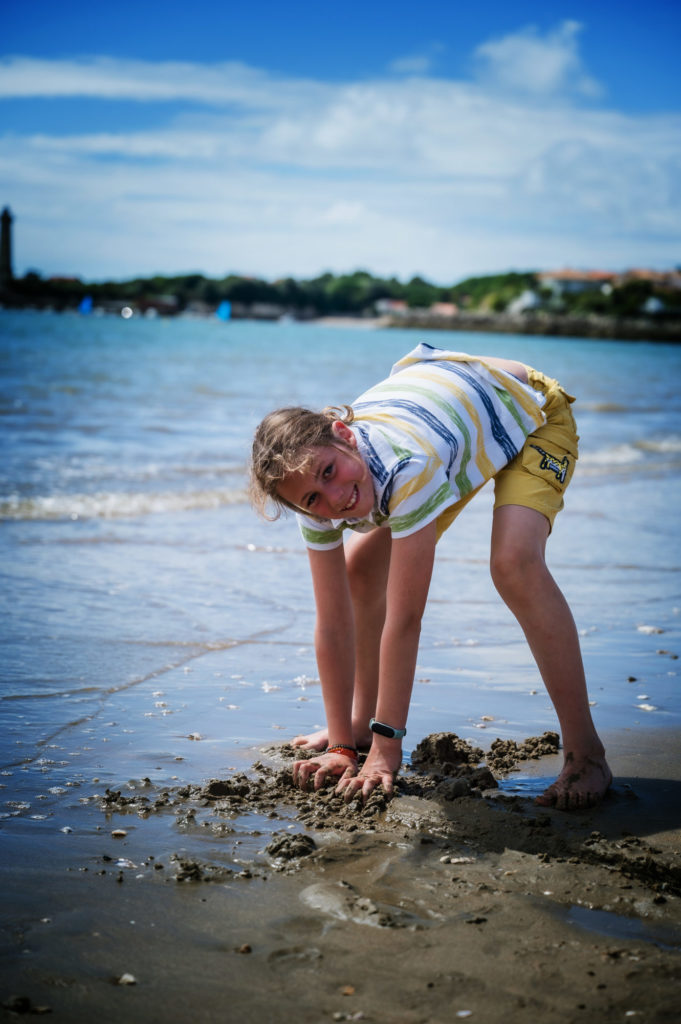 L'eau est chaude sur la plage de Saint Georges en Didonne
