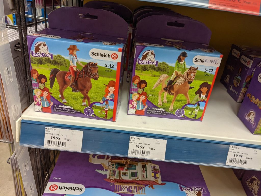 Les figurines Schleich, cela ressemble à ceci