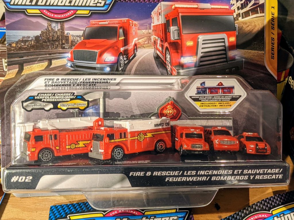 2020 – Les Incendies et Sauvetages #2 S1 (Camion routier, Camion lourd, Ambulance, Véhicule de commandement, Chef des pompiers)