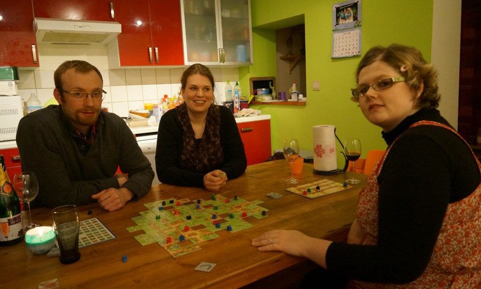 Premièrei partie avec notre édition de Carcassonne