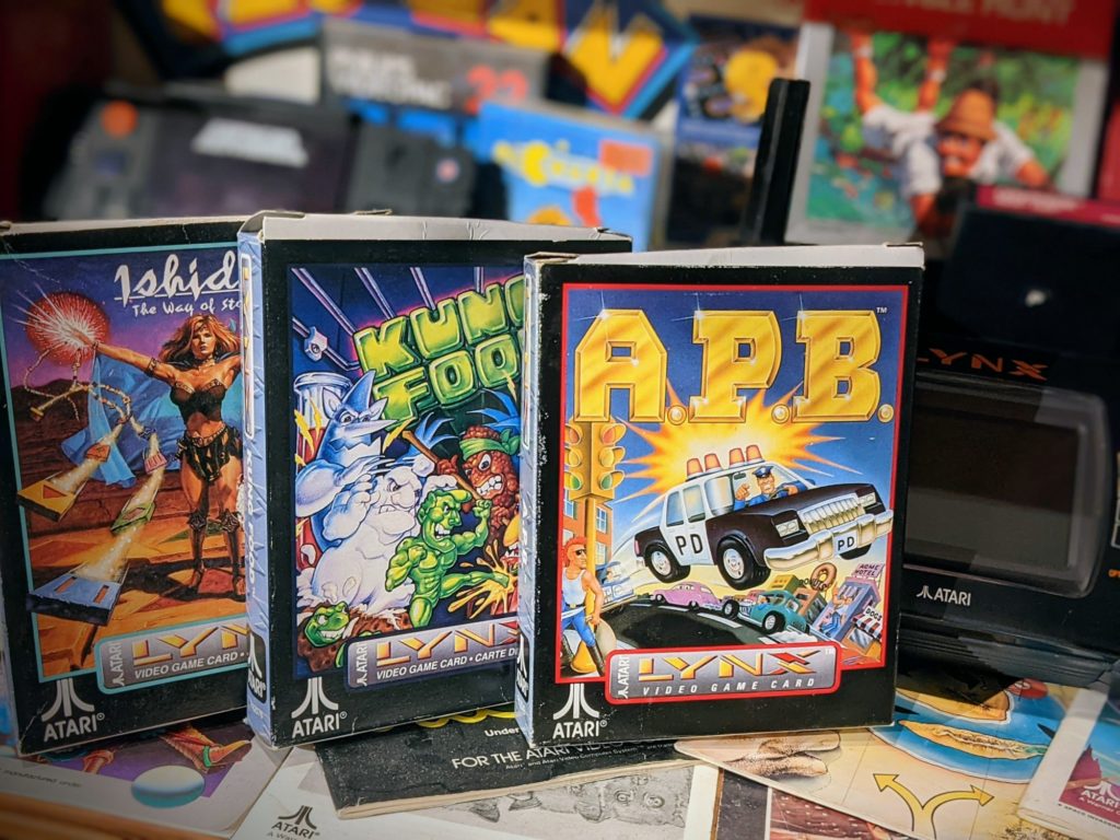 Une première série de jeux dont A.P.B. et Kung Food