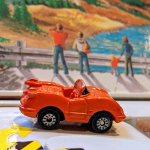 Chevrolet '55 Corvette Convertible - Hidden bonus - Galoob Micro Machines, 1995