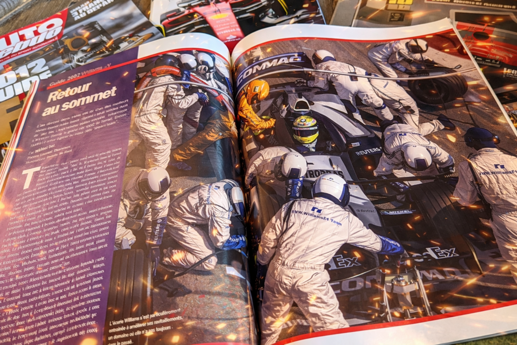 Retour au sommet pour Williams BMW - 2002 -- généré par ChatGPT ©LMDC 2026