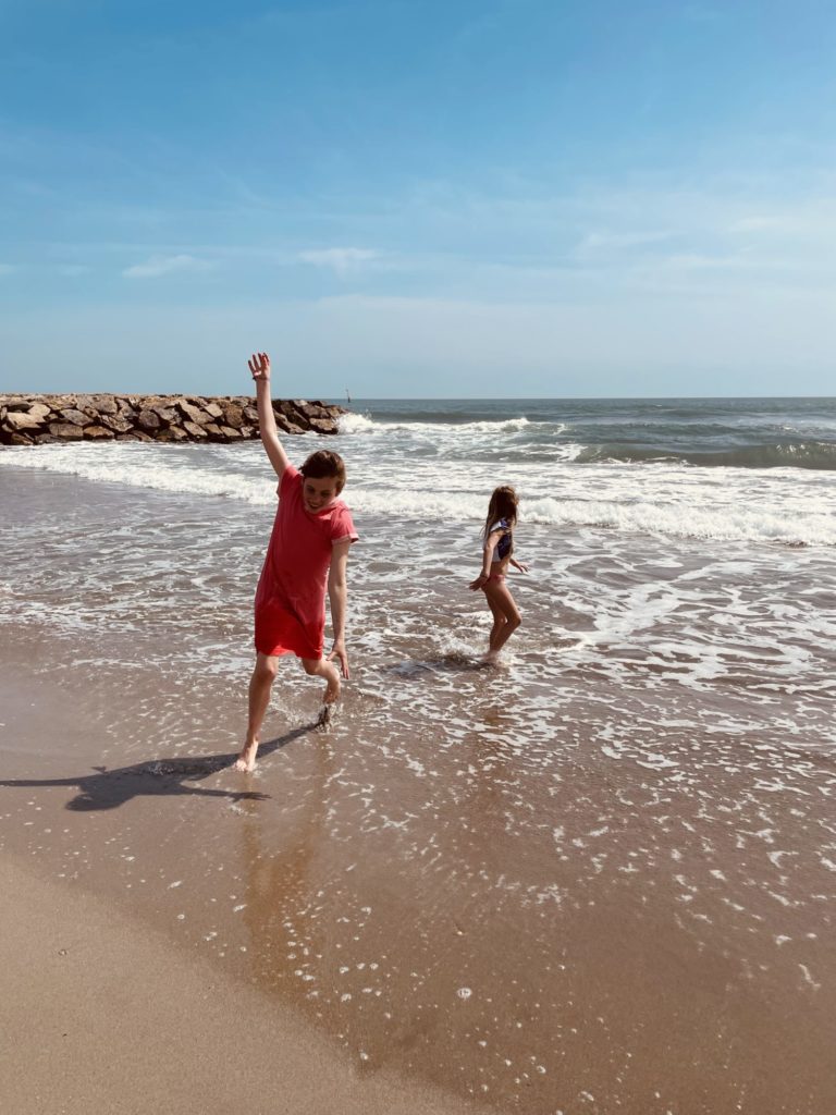 Sur la plage des Saintes-Maries de la Mer