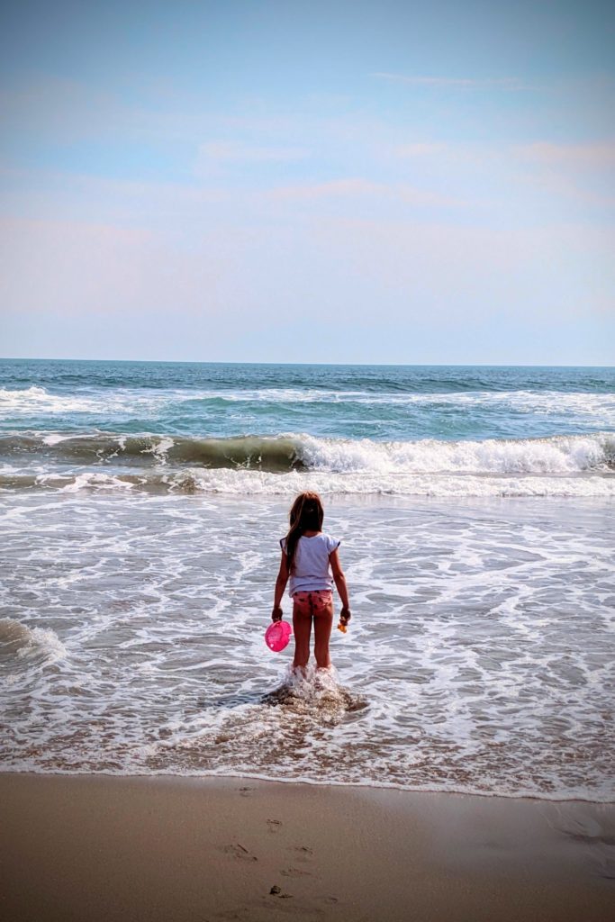 Sur la plage des Saintes-Maries de la Mer